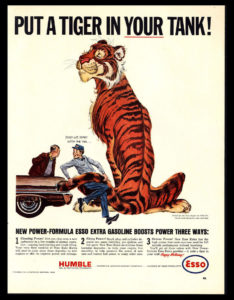2 Bags Of Esso Gasoline Put A Tiger In Your Tank Promo Marbles 